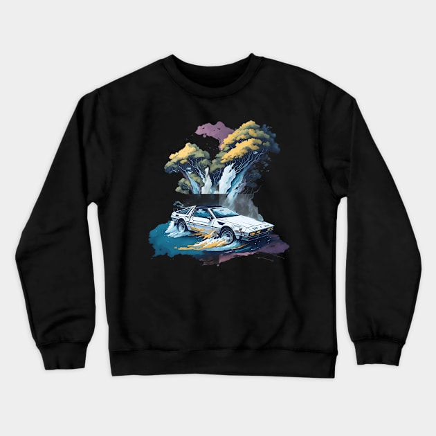 Summer Art DMC DeLorean Crewneck Sweatshirt by Shop Goods